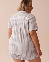 Soothing Stripes Super Soft Button-down Shirt