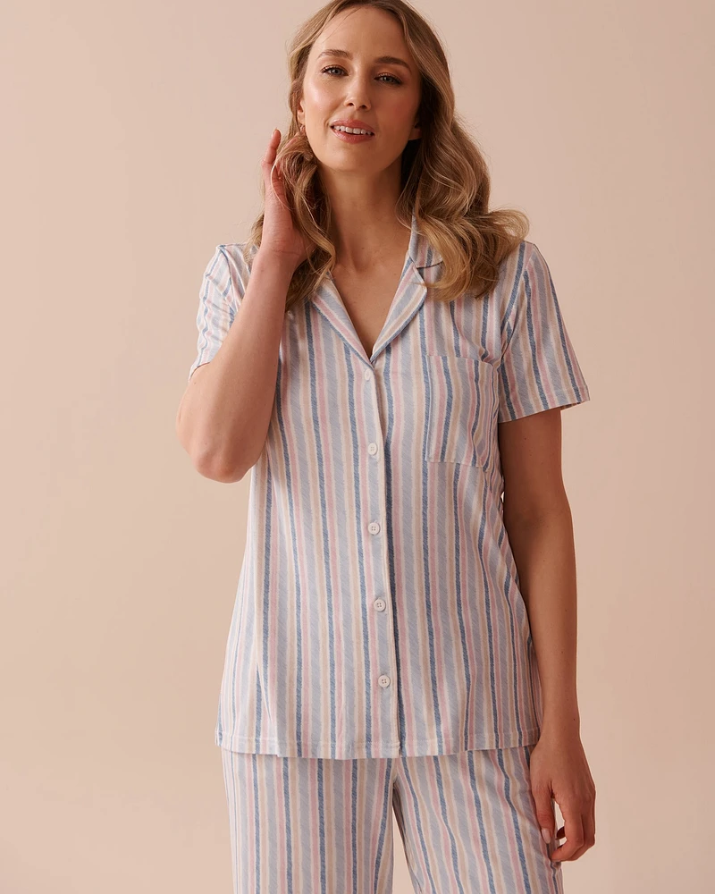 Soothing Stripes Super Soft Button-down Shirt