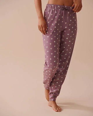 Cupcake Print Cotton Jogger Pajama Pants