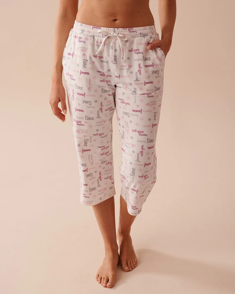 Cozy Pajama Capris