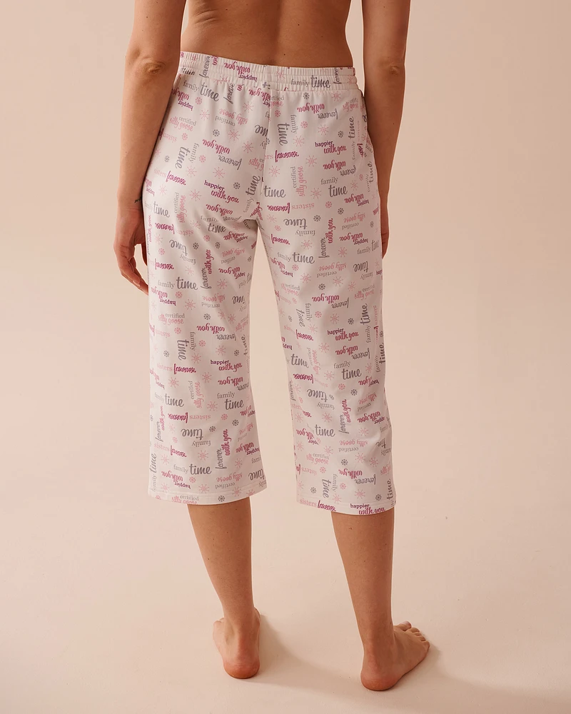 Cozy Pajama Capris