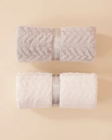 Cable Effect Soft Plush Blanket