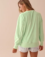 Soft Velour Long Sleeve Shirt