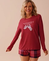 Holiday Print Super Soft Long Sleeve Shirt