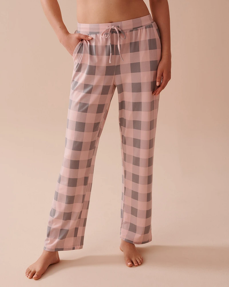 Pink Plaid Super Soft Pajama Pants