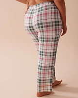 Recycled Fibers Plaid Pajama Pants