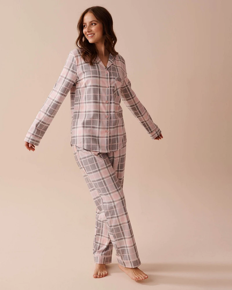 Plaid Flannel PJ Set