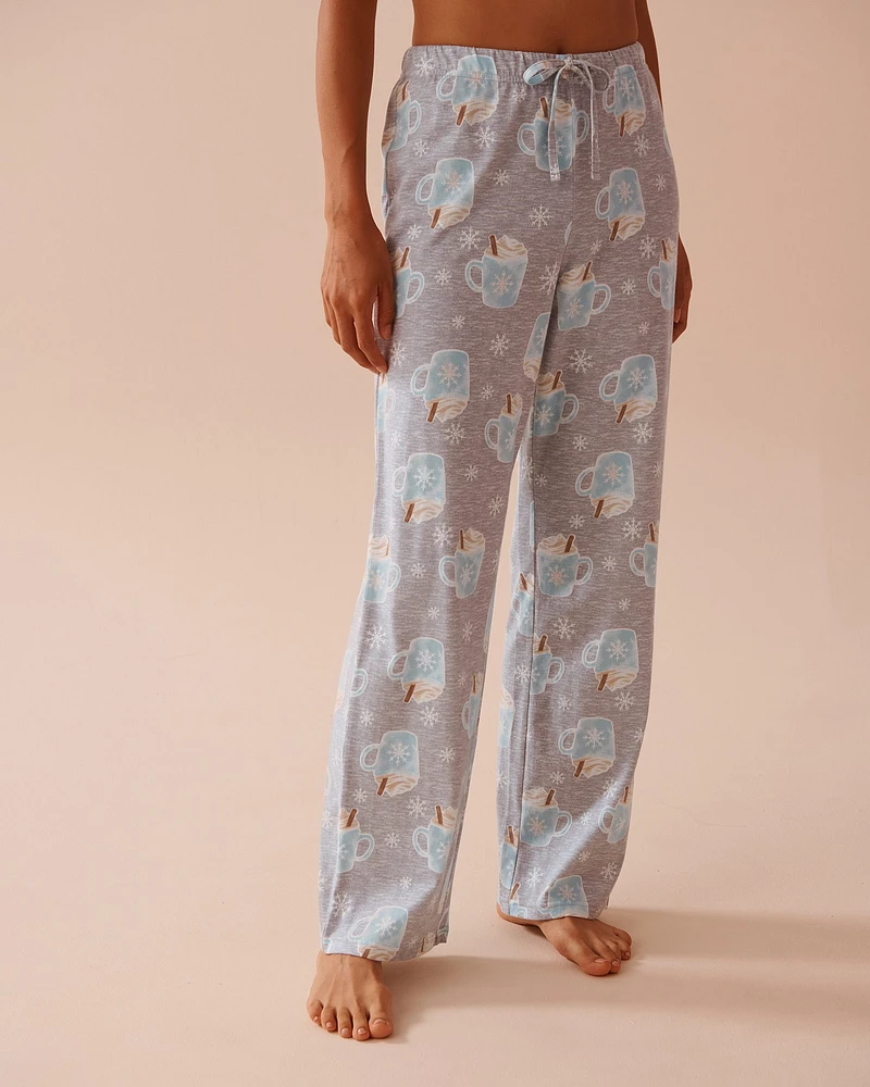 Mug Print Cotton PJ Set