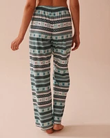 Fair Isle Print Cotton PJ Set