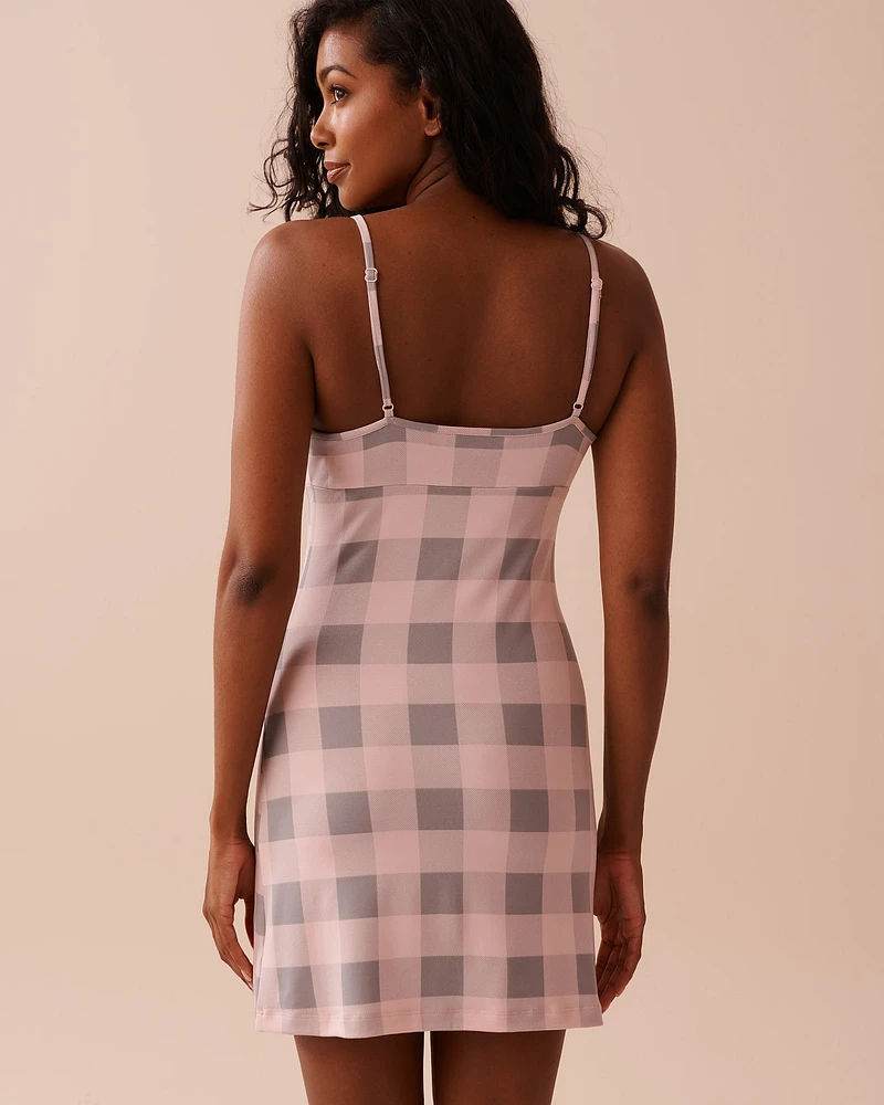 Pink Plaid Super Soft Nightie