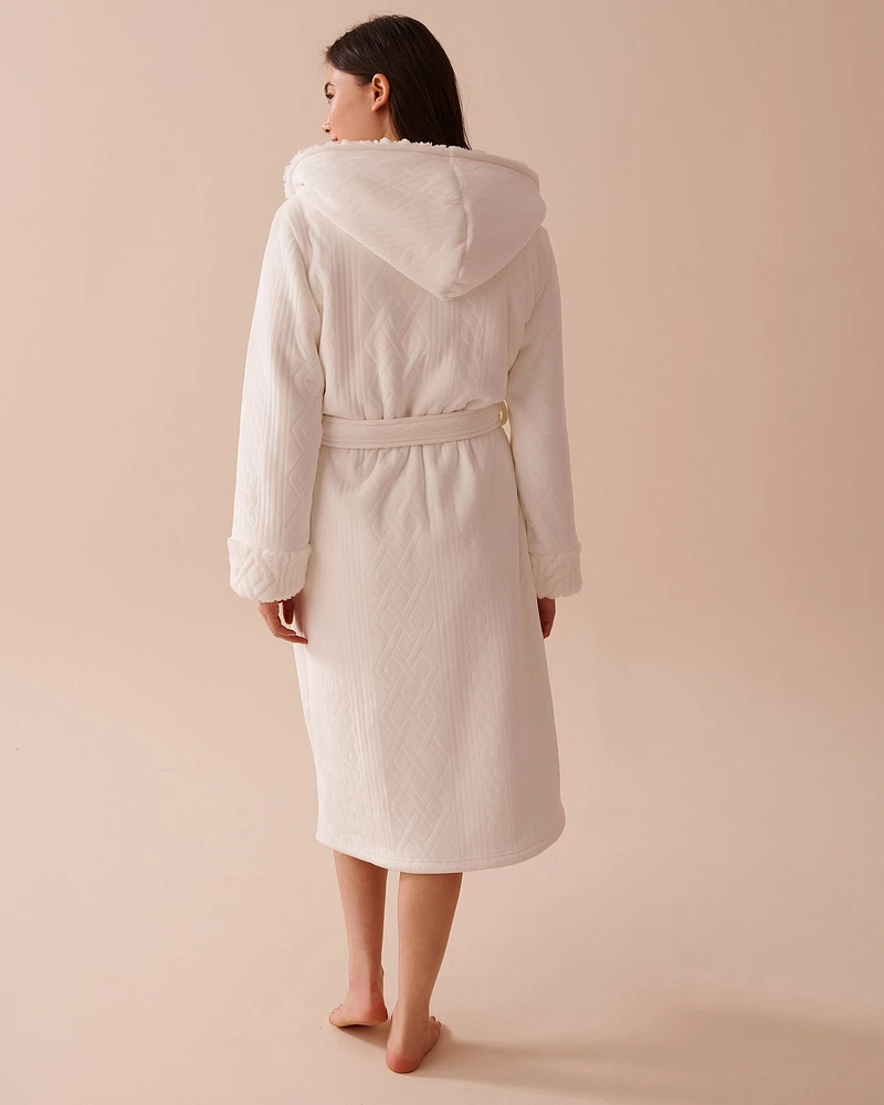 Luxurious Hooded Robe