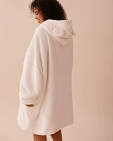 Polar Bear Soft Plush Oversized Hoodie