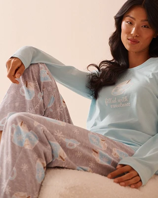 Mug Print Cotton PJ Set