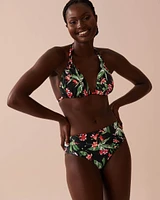 TROPICAL RETREAT Triangle Bikini Top