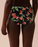 TROPICAL RETREAT Mid Waist Bikini Bottom