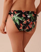 TROPICAL RETREAT Side Tie Bikini Bottom