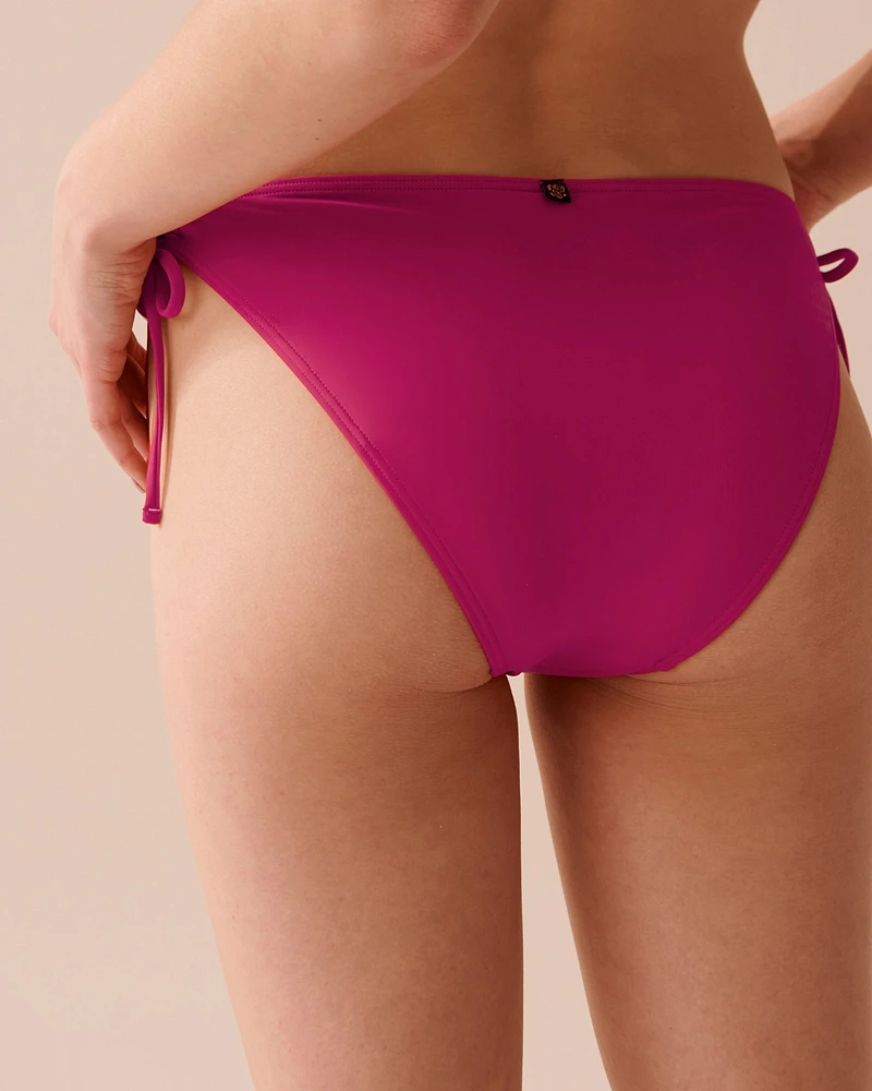 HOT PINK Side Tie Brazilian Bikini Bottom