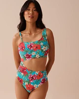 HAWAII Cut-out One Shoulder One-piece Swimsuit