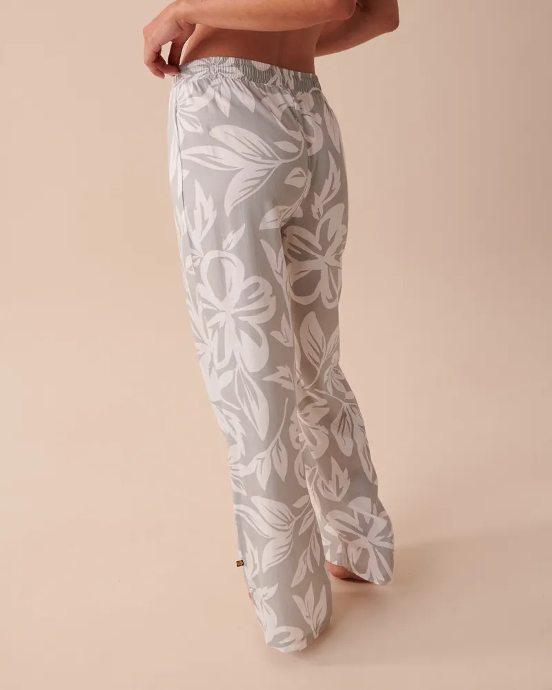 Floral Wide Leg Pants