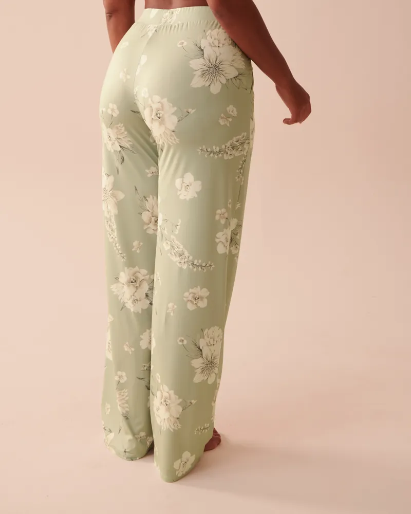 Recycled Fibers Floral Pajama Pants