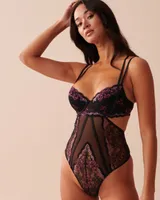 Lace Push-up Teddy