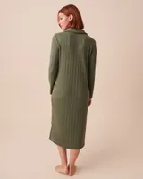 Ribbed Long Sleeve Dress