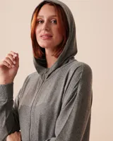 Recycled Fibers Zip-up Hoodie