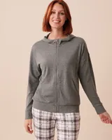 Recycled Fibers Zip-up Hoodie