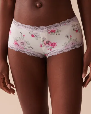 Super Soft Lace Detail Boyleg Panty