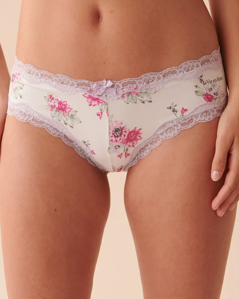 La Vie En Rose Super Soft Lace Detail Cheeky Panty