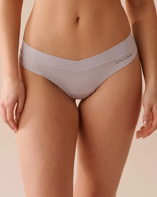 La Vie en Rose Seamless High Waist Thong Panty