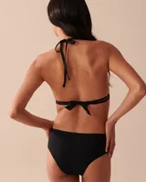 BLACK Triangle Bikini Top