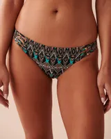 BLUE TILE Strappy Side Brazilian Bikini Bottom