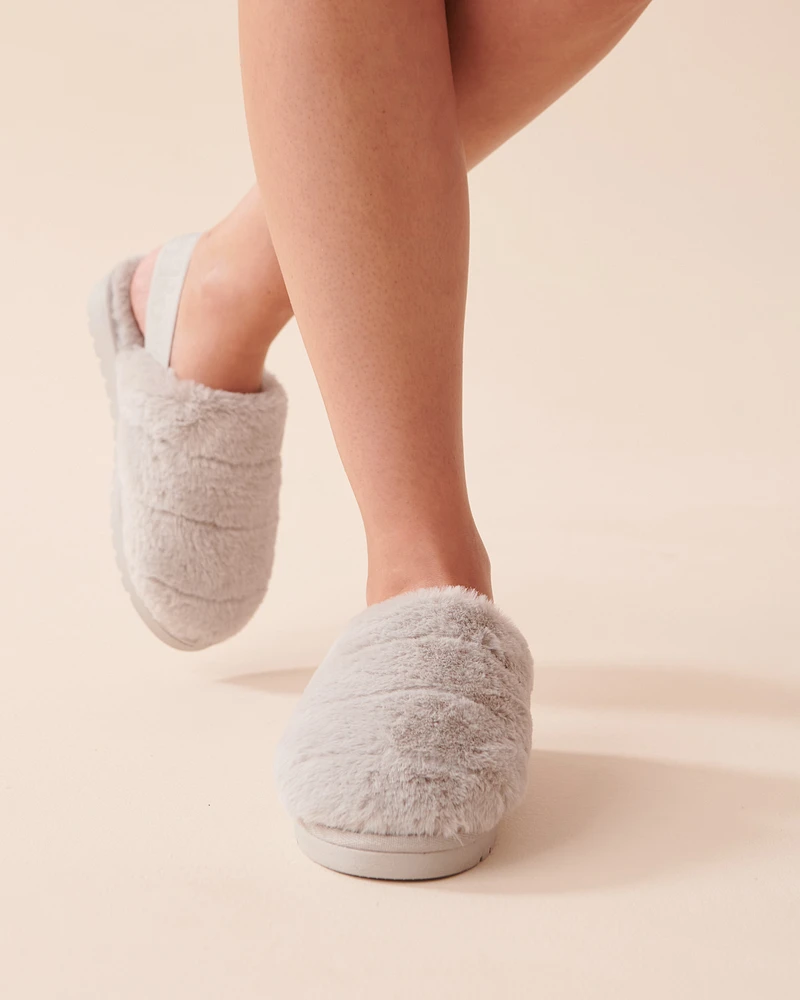 Plush Slide Slippers