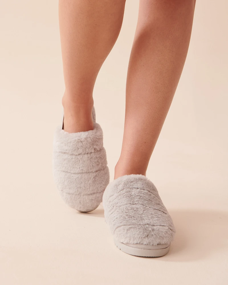 Plush Slide Slippers