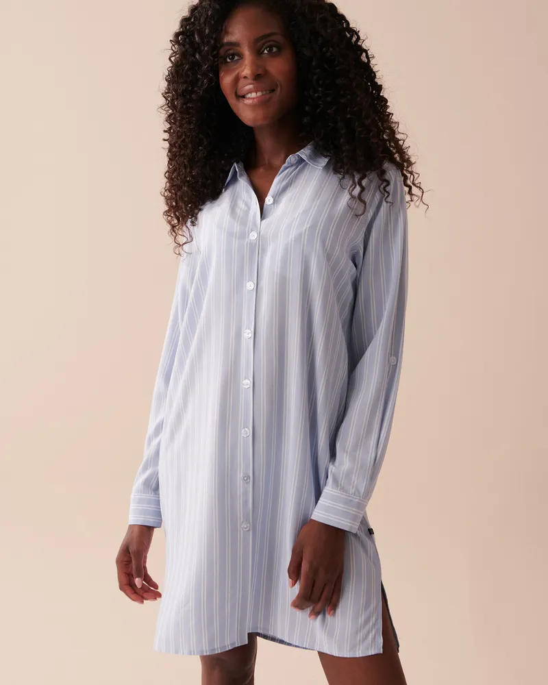 Long Button-down Tunic