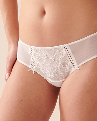 Culotte cheeky dentelle et résille