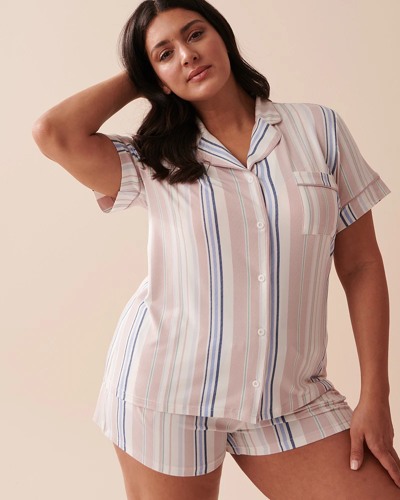 Pastel Stripes Super Soft Button-down Shirt