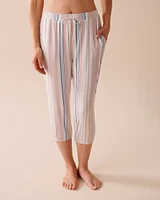 Pastel Stripes Super Soft Capris