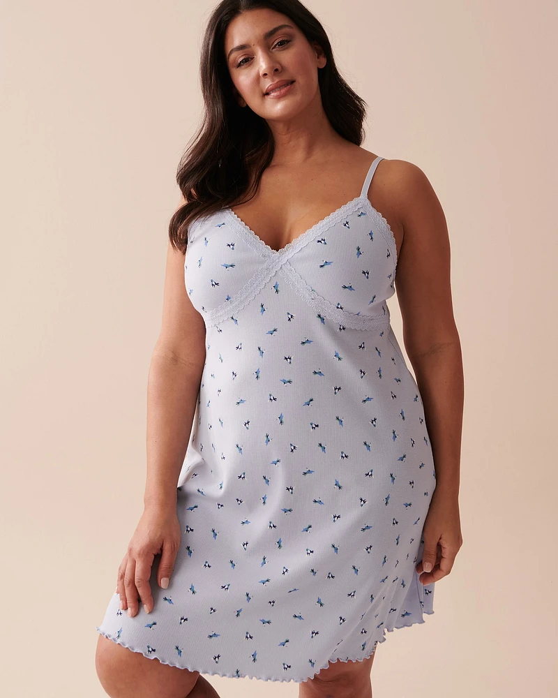 Lettuce Edge Ribbed Nightie