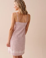 Floral Thin Straps Nightie