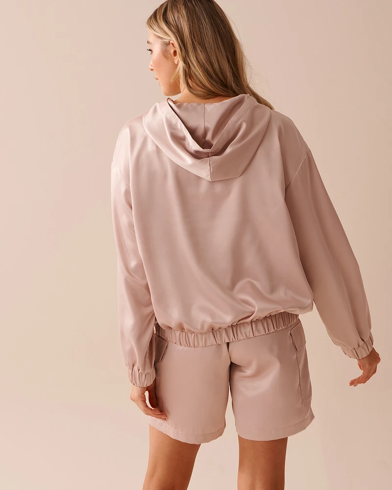 Satin Hoodie