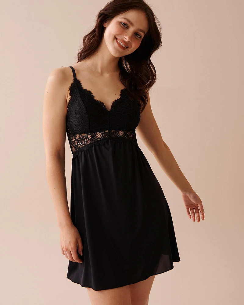 Lace Overlay Nightie