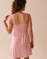 Lace Overlay Nightie