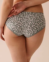 Cotton and Lace Detail Hiphugger Panty