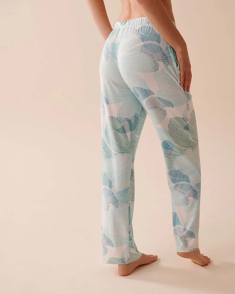 Abstract Floral Print Super Soft Pants