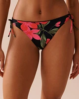 TROPICAL Side Tie Brazilian Bikini Bottom