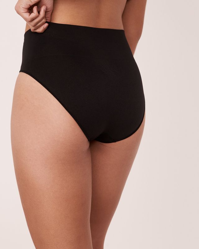 Seamless Ribbed High Rise Brief