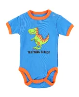 Teething Dino Blue Infant Creeper