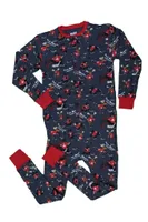 Moose Hockey Adult Red Onesie Flapjack